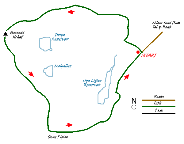 Walk 1635 Route Map
