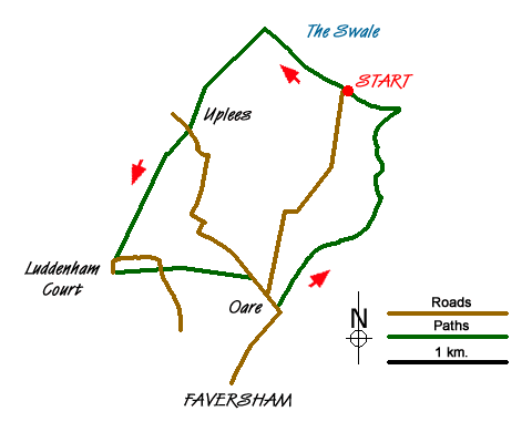 Walk 1637 Route Map