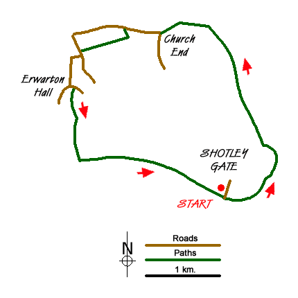Route Map - Walk 1648