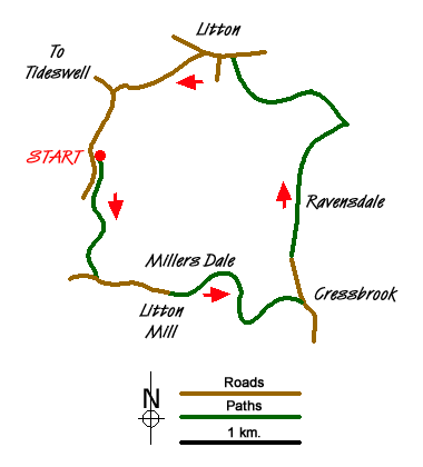 Walk 1650 Route Map