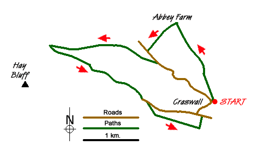 Route Map - Walk 1660