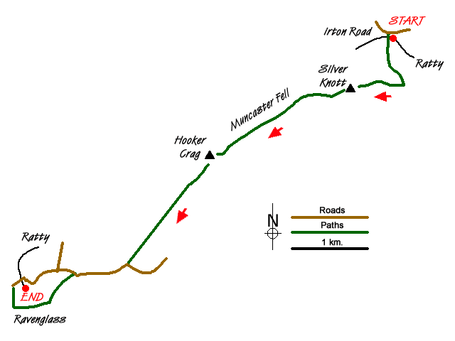 Route Map - Walk 1668