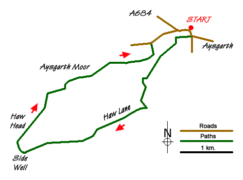 Route Map - Walk 1680
