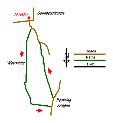 Route Map - Walk 1685
