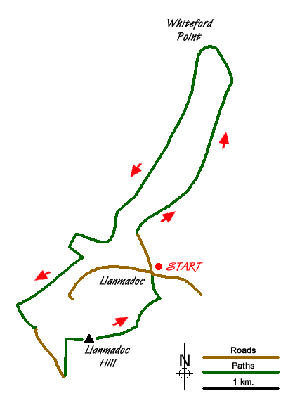 Walk 1691 Route Map