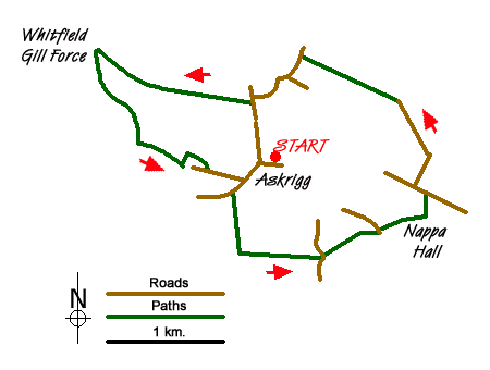 Walk 1694 Route Map