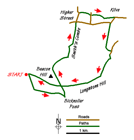 Walk 1696 Route Map