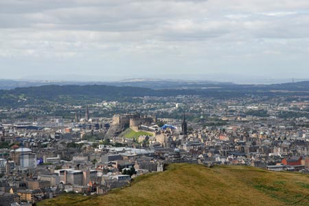 Edinburgh - the city from Arthurs Seat