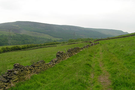 Looking back to Longdendale from Padley