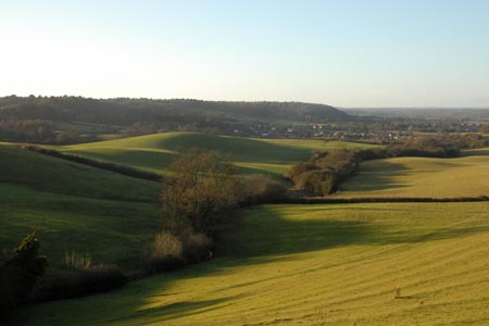 The route between Hanbury and Draycott in the Clay