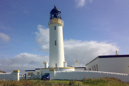 The lighthouse on the Mull of Galloway
