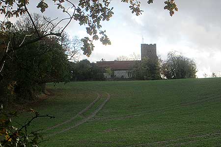 The church on the hill, Roydon Hamlet