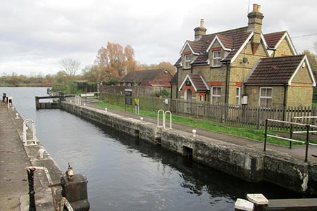 Feilde's Weir Lock, River Lee Navigation
