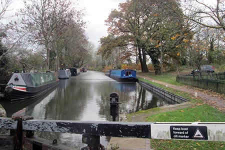 Brick Lock on the Stort Navigation route, Essex