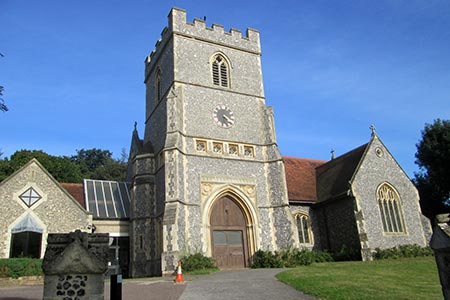 The Parish Church at Stanstead Abbotts, Hertfordshire