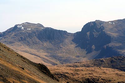 The Scafells from Caw Fell