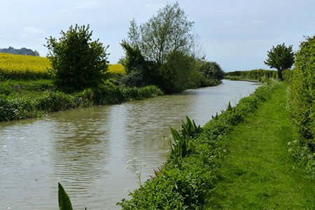 The Oxford Canal at Wormleighton Hill