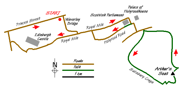Route Map - Walk 1700