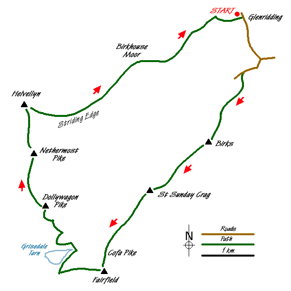 Route Map - Walk 1710