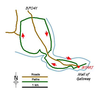 Route Map - Walk 1718