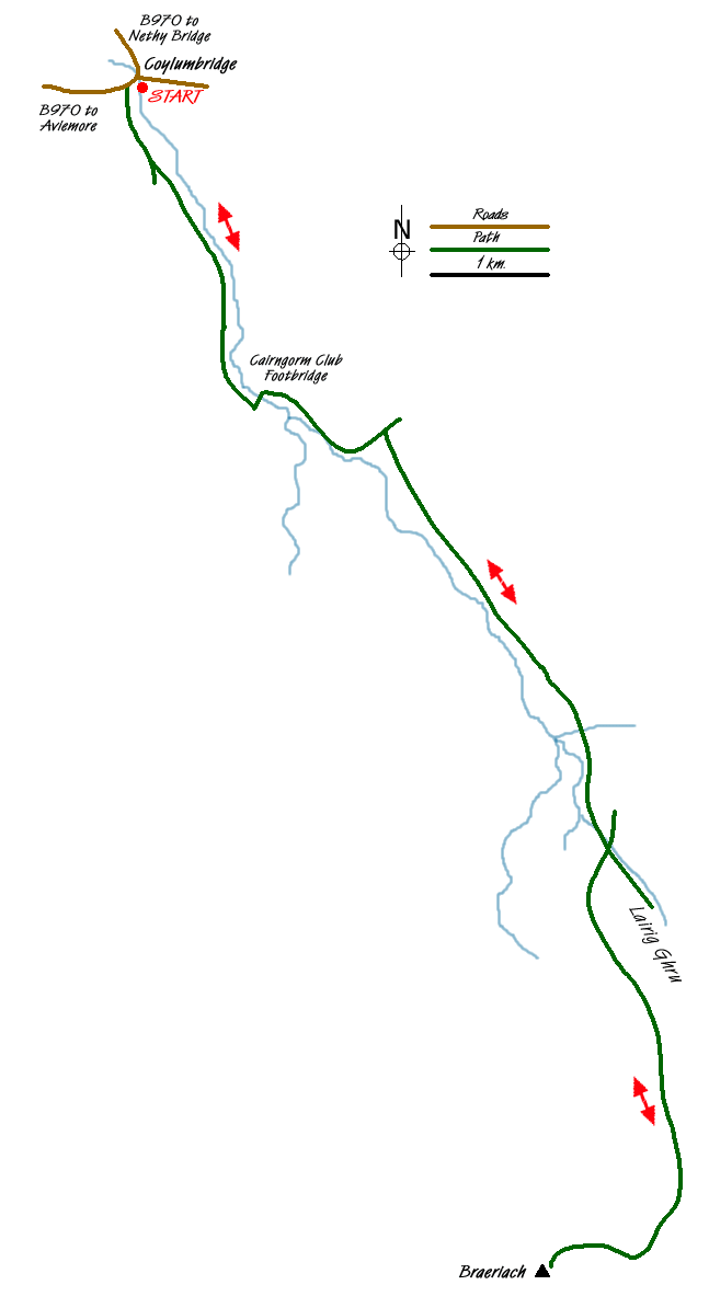 Route Map - Walk 1721