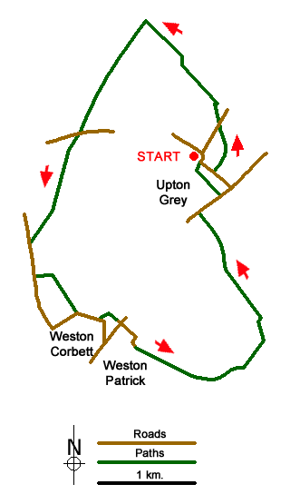 Route Map - Walk 1726