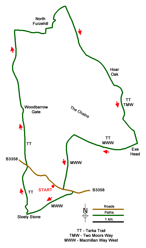 Walk 1727 Route Map
