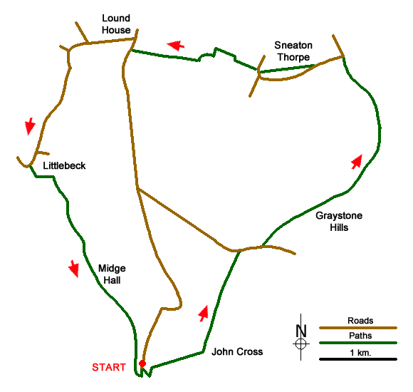 Route Map - Walk 1743