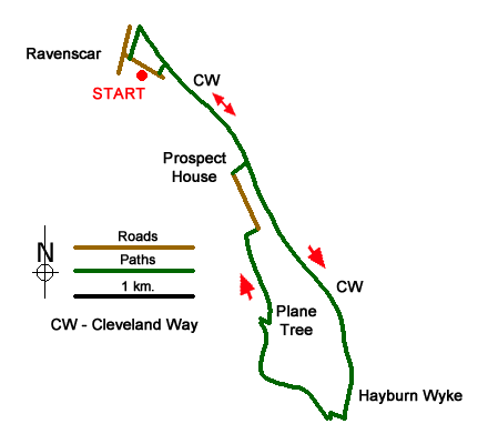 Route Map - Walk 1744
