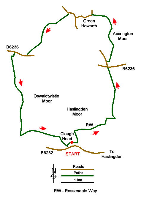 Route Map - Walk 1747