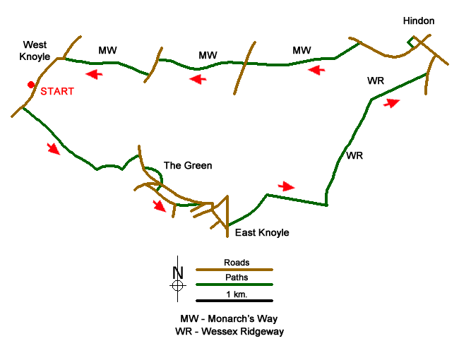 Walk 1748 Route Map
