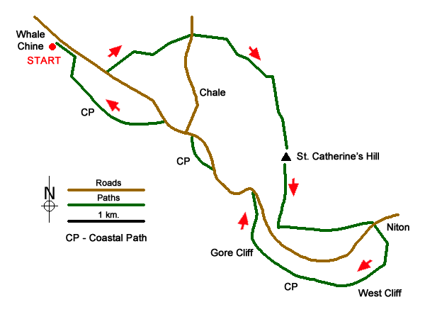 Walk 1751 Route Map