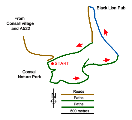 Walk 1752 Route Map