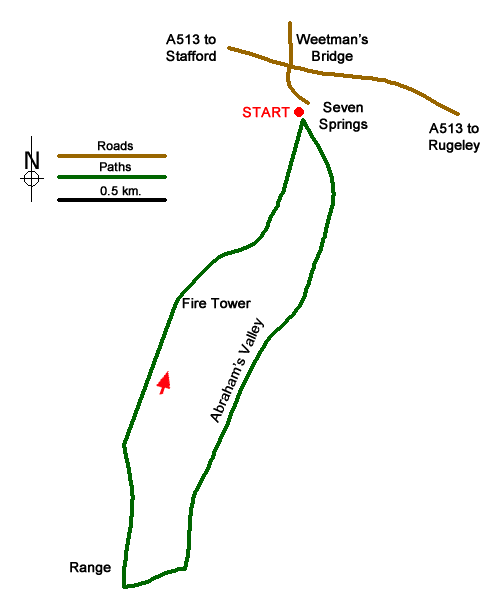Walk 1753 Route Map