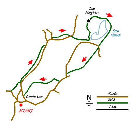 Route Map - Walk 1761