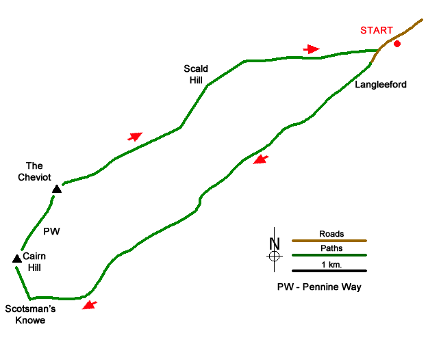 Route Map - Walk 1764