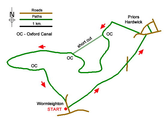 Walk 1774 Route Map