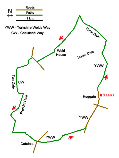 Route Map - Walk 1779