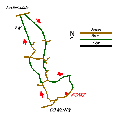 Walk 1793 Route Map