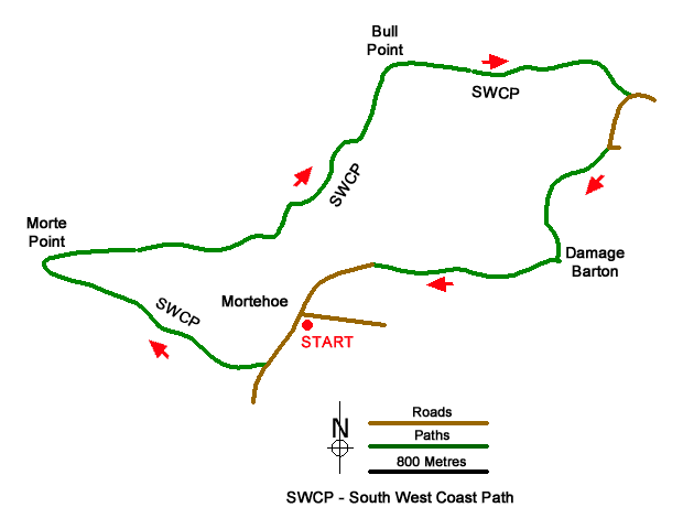 Walk 1797 Route Map