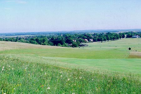 Royston from Therfield Heath