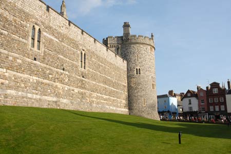 The ramparts of Windsor Castle