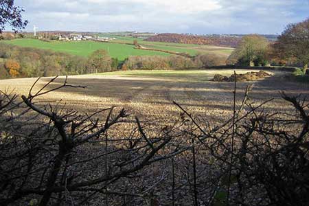 View towards Povey Farm