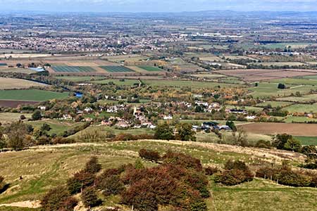 Photo from the walk - Bredon Hill from Kemerton