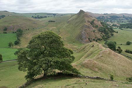 Parkhouse Hill seen during the descent from Chrome Hill