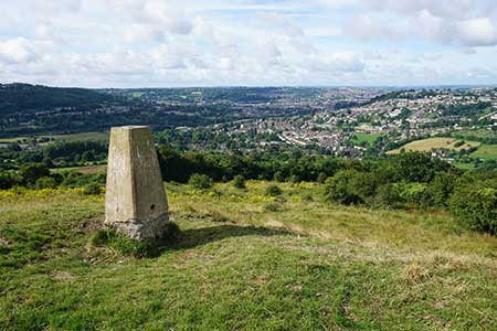 Photo from the walk - Solsbury Hill from Northend