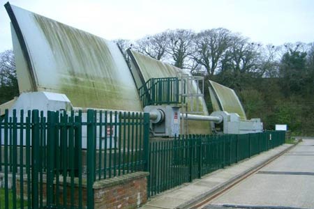 Scotts Float Sluice Barriers on the River Rother