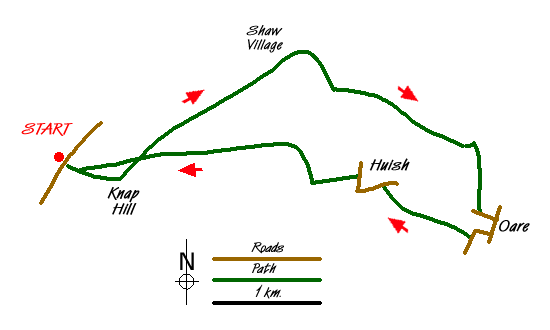 Route Map - Walk 1807