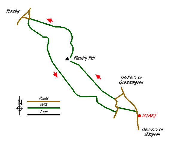 Walk 1811 Route Map