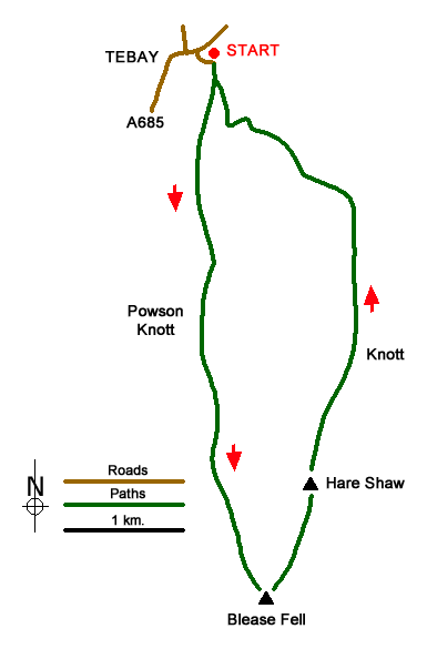 Walk 1839 Route Map